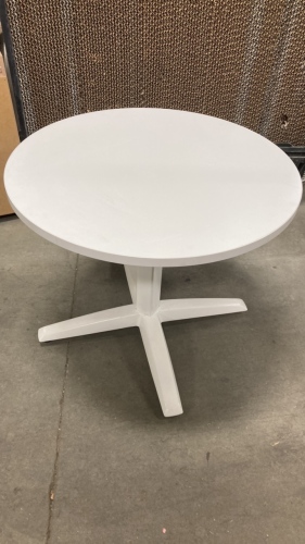 White Round Table