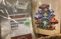 Mushroom Growing Bags, Family Frog Wood Puzzle, TaroKit Jigsaw Puzzle, USB Speaker, & More - 4