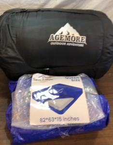 Agemore Outdoor Adventure Sleeping Bag, Save-A-Matt Queen Size