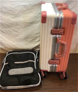 Lazeyard Aluminum Frame Luggage, Pet Foldable Carrier