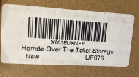 Homde Over The Toilet Storage W/ Basket Storage - 3