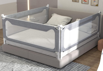 (2) Bed Rails For Toddlers Designed For Any Size Of Bed