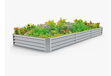 Galvanized Raised Garden Bed & planters