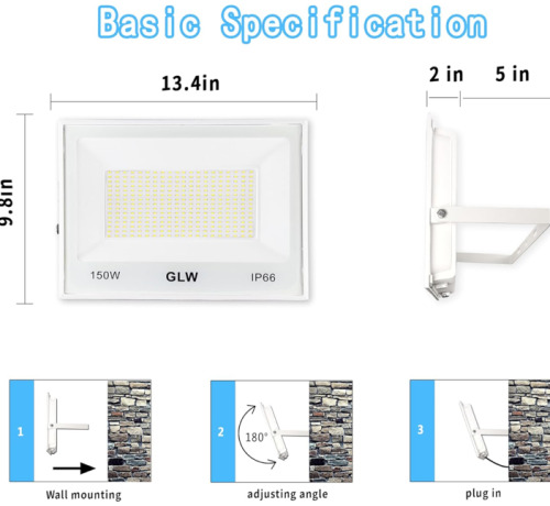 LED Lighting For Outdoors, Ice Scraper, And Snow Brush