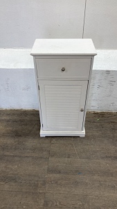 White Cabinet with Drawer