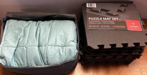 Weighted Blanket, Puzzle Mat Set