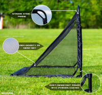 Subrtex Memory Foam Topper Queen, Fiber Glass Portable Soccer Goals - 2