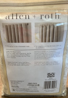 Allen+Roth Black Out Curtains 2-84in Panels - 2