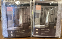 Allen + Roth 84in Blackout Curtain Panels (2)