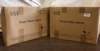 Hito Throw Pillow Inserts (2-Pillows Per Box,) 2-Boxes - 3