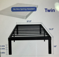 Twin Bed Frame - 2