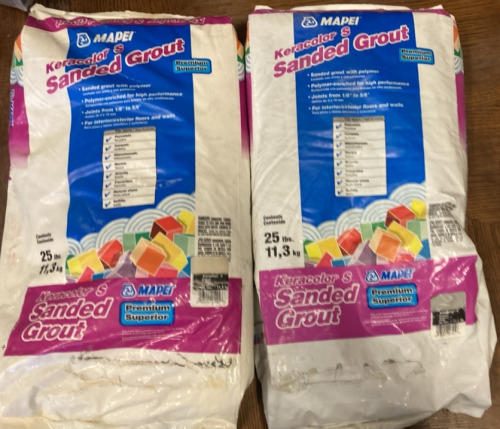 Mapei Keracolor s Sanded Grout Silver & Biscuit