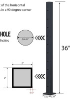 Cable Railing Post - 2