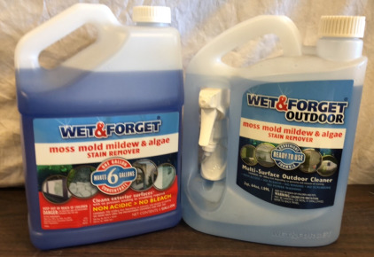 Wet & Forget Moss, Mold, & Algae Stain Remover, (2) Bottles