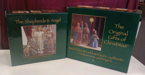 "The Shepherds & Angel" & "The Original Gifts of Christmas" Nativity Series Sets