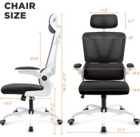 Office Chair With Adjustable Armrest - 3