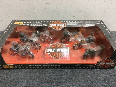 Harley Davidson 1:18 Diecast Motorcycles