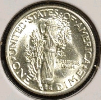 1939 MS69 Rare Gem Silver Mercury Dime - 2