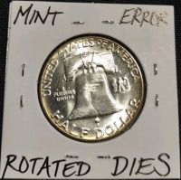 1953 MS66FBL Rare Mint Error Full Bell Line Half Dollar - 2