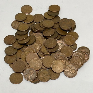 (100) Lincoln Wheat Pennies