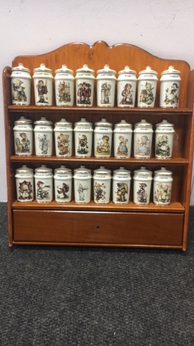 Unique Hummel Spice Jars