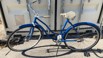 26” Vintage Dunelt Bicycle (Blue)