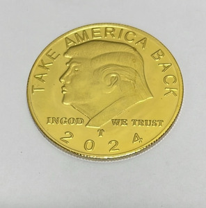 2024 Donald Trump “Take America Back” Gold Plated Coin