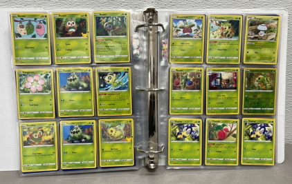 Binder Of (200+) Pokémon Collectible Game Cards