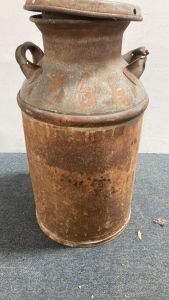 Vintage Milk Jug With Lid