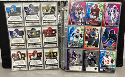 Binder Of (250+) NFL Collectible Football Cards Of Various Years And Brands