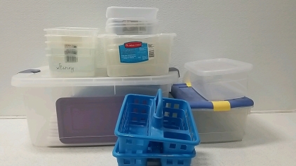 Various Plastic Bins and Containers