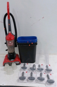 (3) Light Shade - Glass (1) Dirt Devil Vacuum (8) Pet Brush (4) Recepticle (1) File Folder Organizer for Desk Top