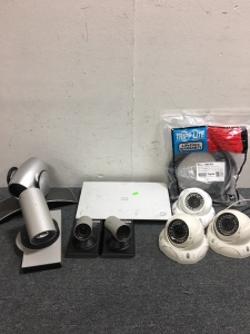 (5) Security Cameras and Control Box
