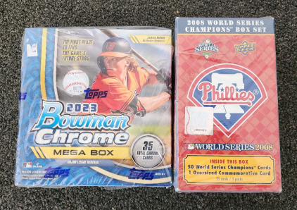 2023 Bowman Chrome Mega Box, 2008 Phillies World Series Champions Box