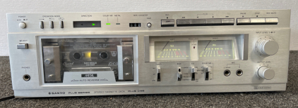 Vintage Sanyo Plus Series Stereo Cassette Deck