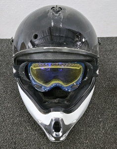 Riding Helmet W/ Goggles