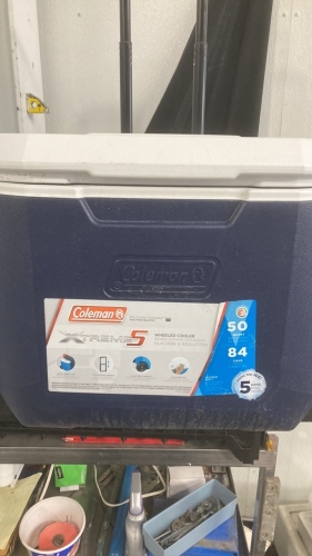 Coleman 50 Quart Wheeled Cooler