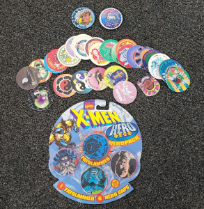 Collectible Pogs- Standard And (2) Slammers, One In Package X-Men Set