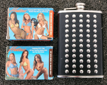 Hooters Playing Cards Series 1 & 2, Flask