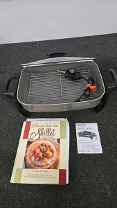 (1) Electric Skillet with Instructions and Electric Skillet Cookbook