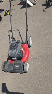 (1) Red Push Mower with Front Wheel Drive