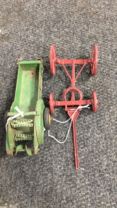 Vintage 1950 Toy Trailer, ERTL JD Buckboard