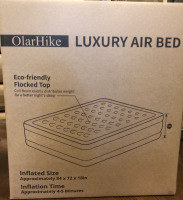 OlatHike Luxury Air Bed 84x72x18” - 3