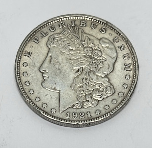 1921 Morgan Silver Dollar- UNVERIFIED