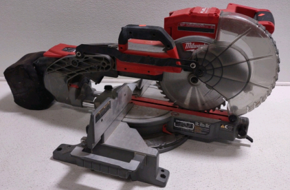 (Red) Milwaukee 10" (254 mm) Dual Bevel Compound Sliding Miter Saw