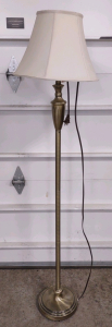 (1) Metal Standing Lamp w/ Shade