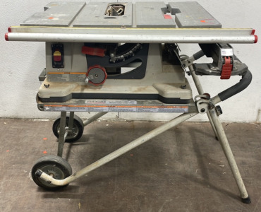 (1) Ridgid 10” Portable Table Saw