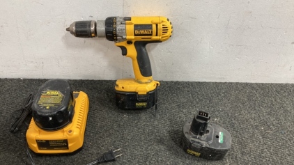 DeWALT Drill With Quick Charger & (3) Batteries