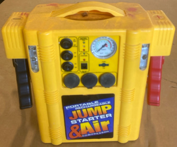 Portable Rechargeable Jump Starter & Air Compressor