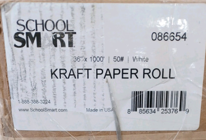 School Smart Kraft Paper Roll - 36" × 1000'